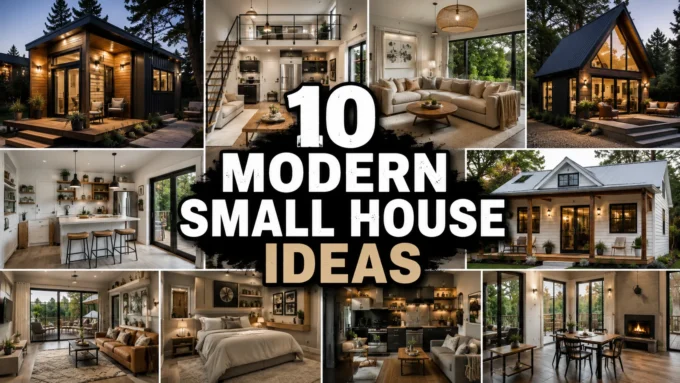 10 Modern Small House Design Ideas Perfect for Compact Living