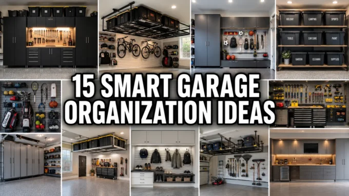 15 Smart Garage Organization Ideas for a Clutter-Free Space