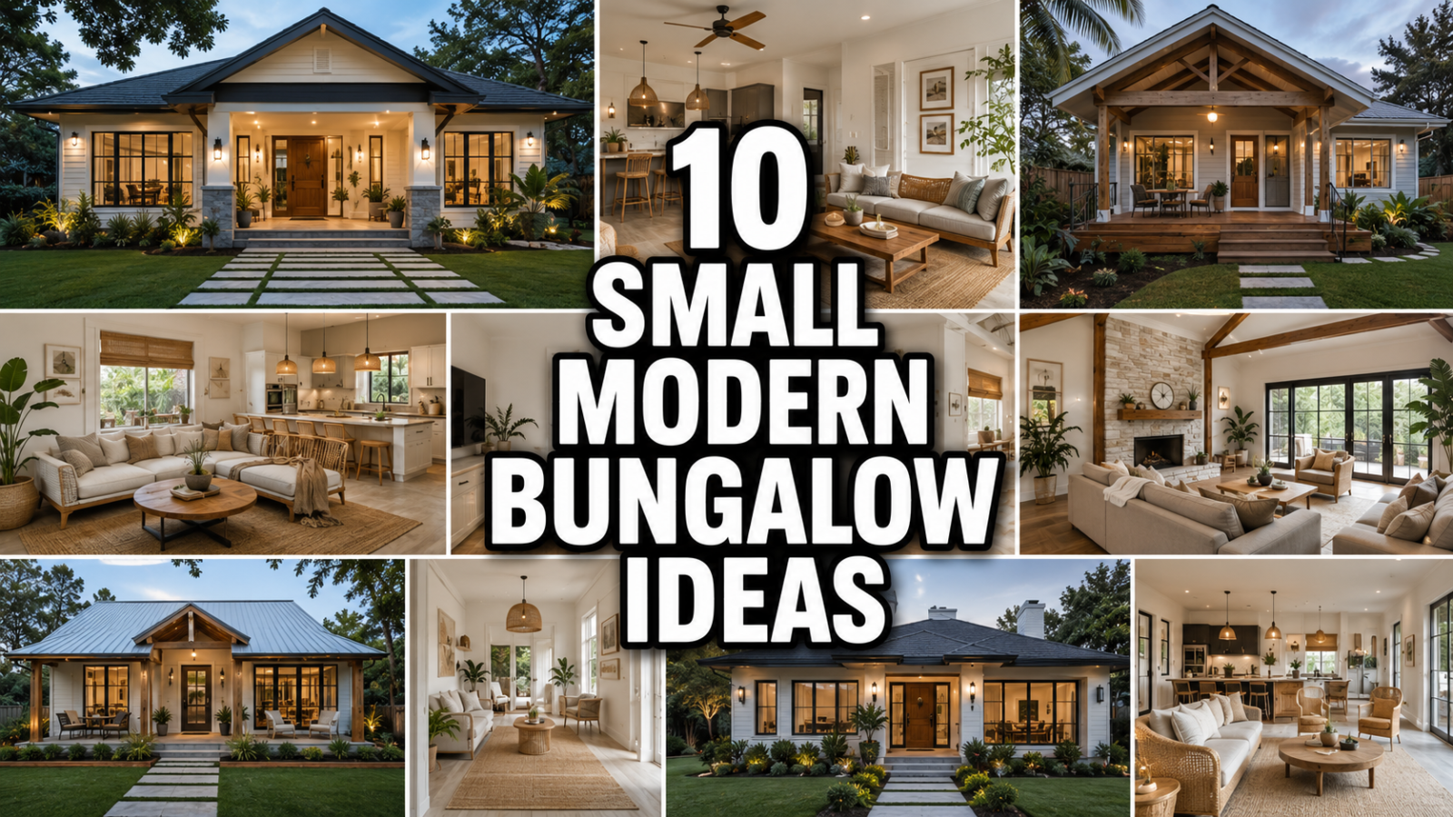 10 Small Modern Bungalow House Designs Perfect for Compact Families