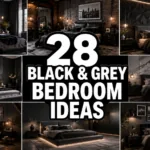 28 Black & Grey Bedroom Ideas So Chic