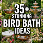 35+ Stunning Bird Bath Ideas to Transform Your Garden into a Bird Paradise