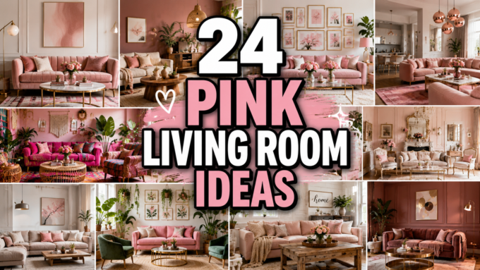Pink Living Room Ideas