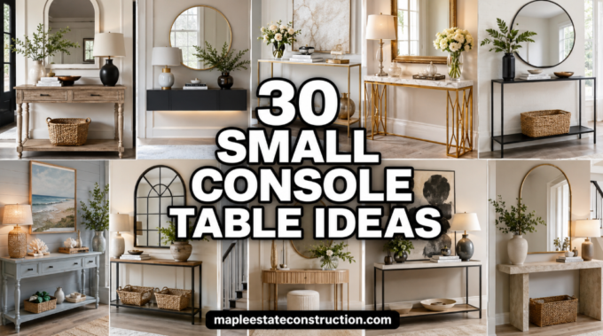 Small Console Table Ideas
