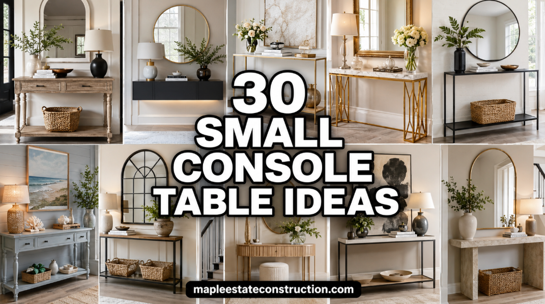 Small Console Table Ideas