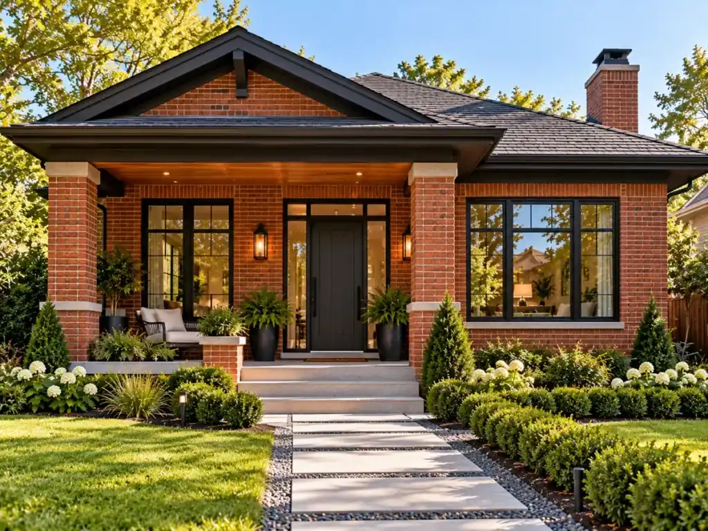 Brick Bungalow with Modern Updates - modern bungalow designs