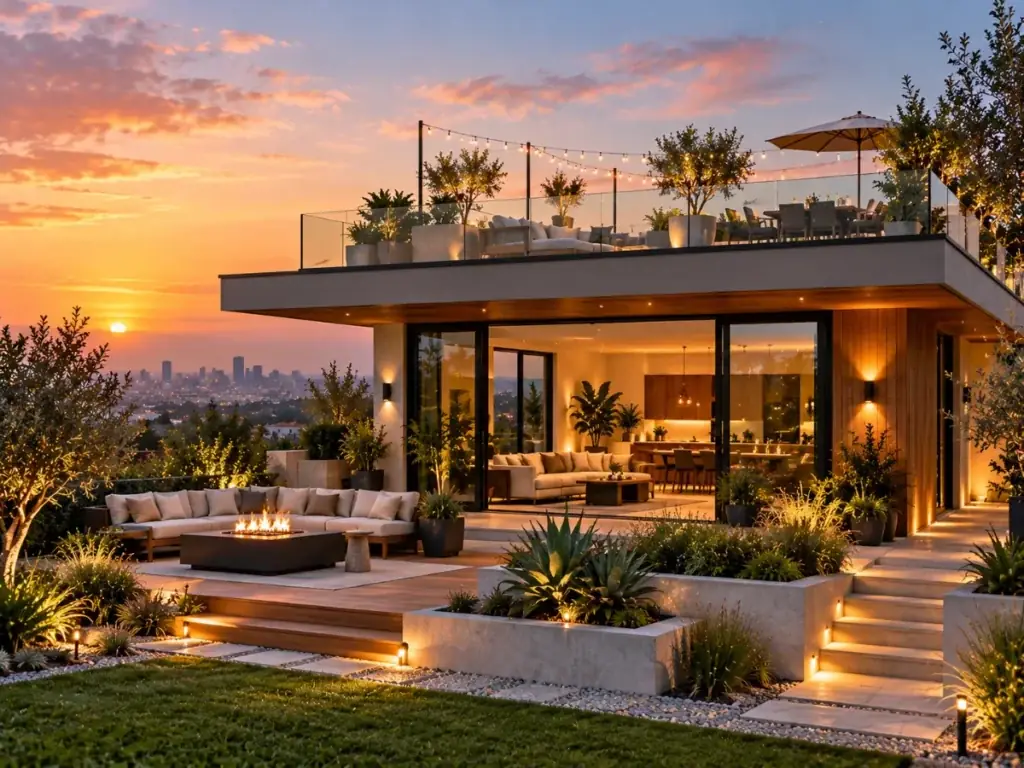 Bungalow with Rooftop Terrace - modern bungalow designs