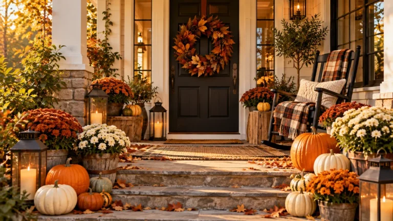 Fall Front Porch Decor Ideas - fall front porch decor ideas