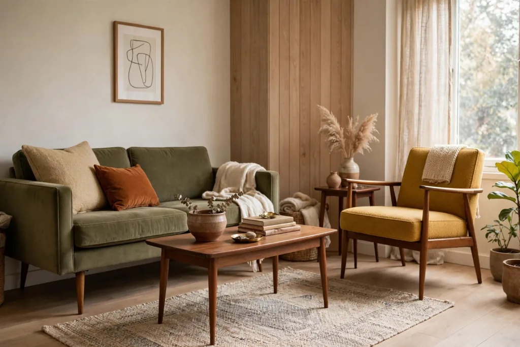 Leggy Furniture Pieces - small living room decor ideas