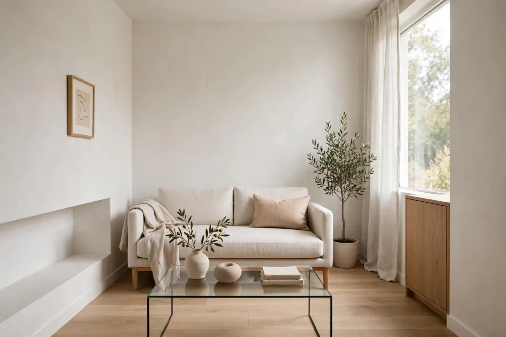 Minimalist Decor Approach - small living room decor ideas