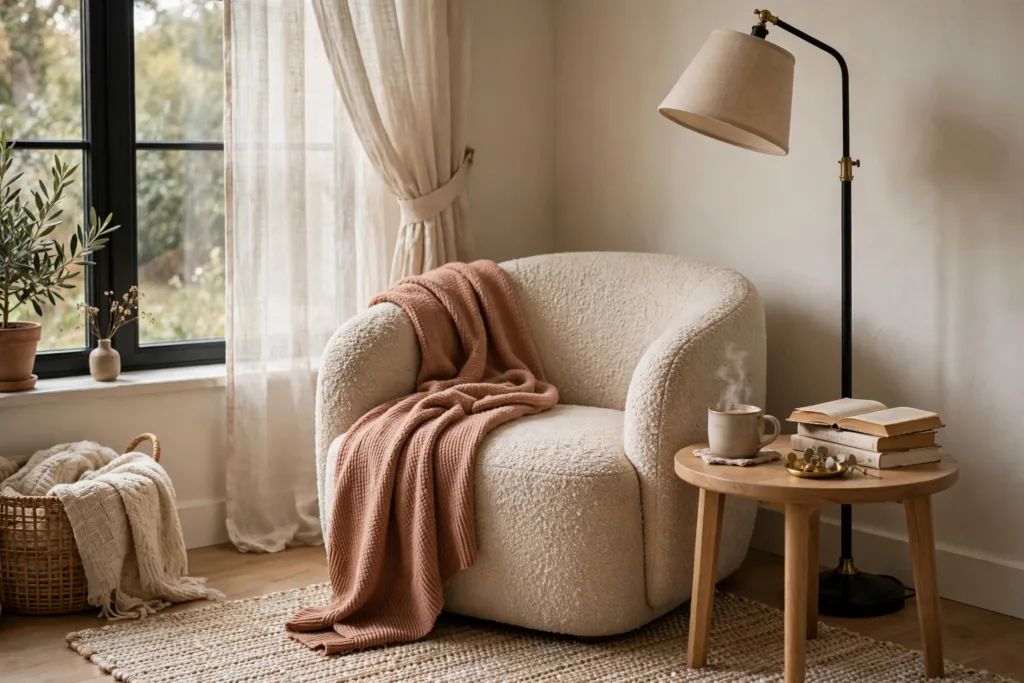 Cozy Reading Nook - living room decor ideas
