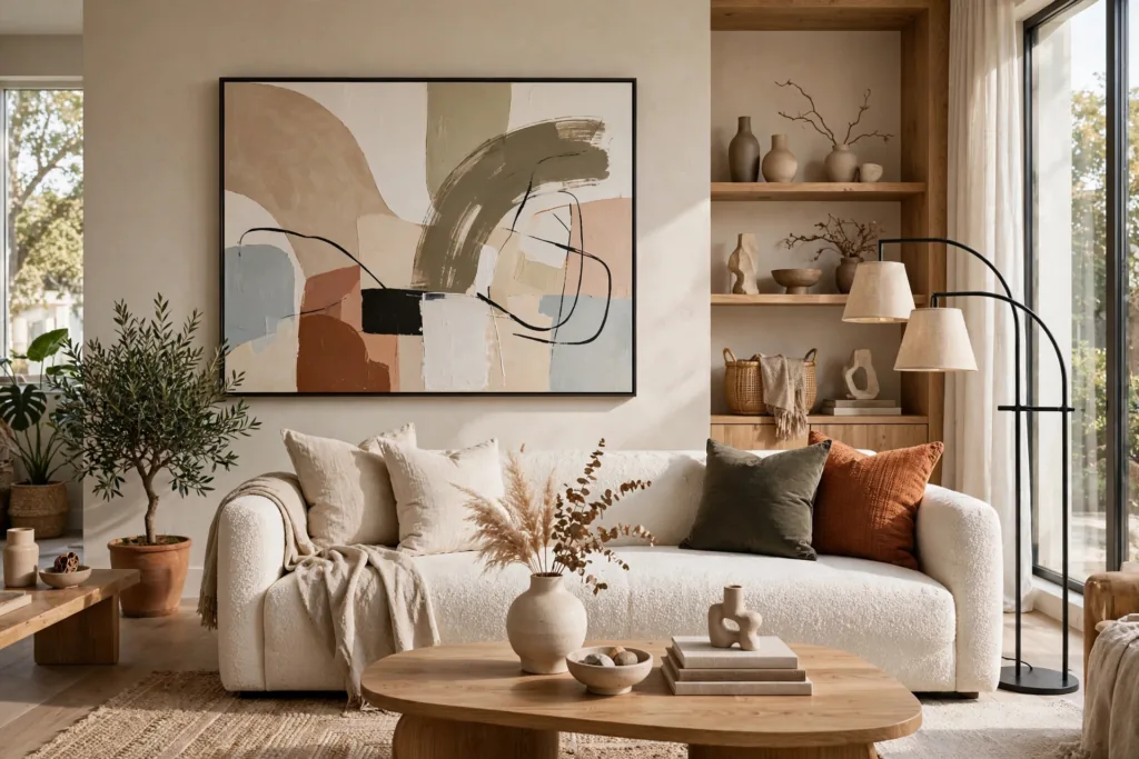 Modern Abstract Art - living room decor ideas
