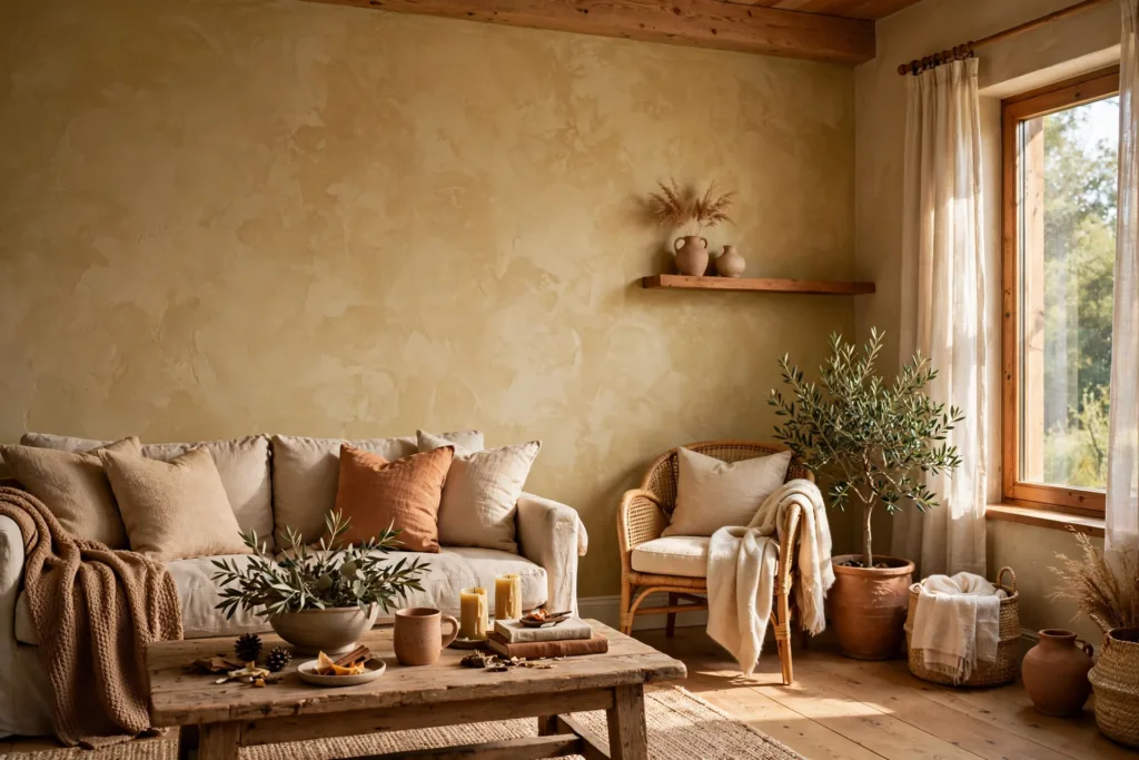 Textured Wall Treatments - cozy living room ideas