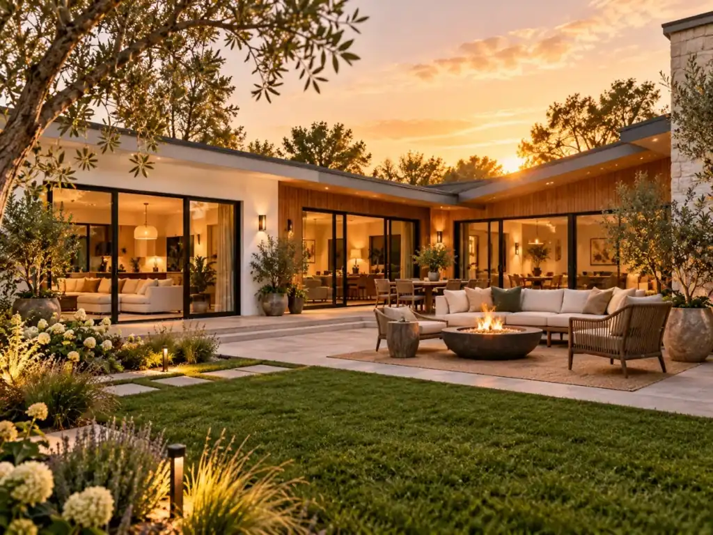 L-Shaped Modern Bungalow - modern bungalow designs