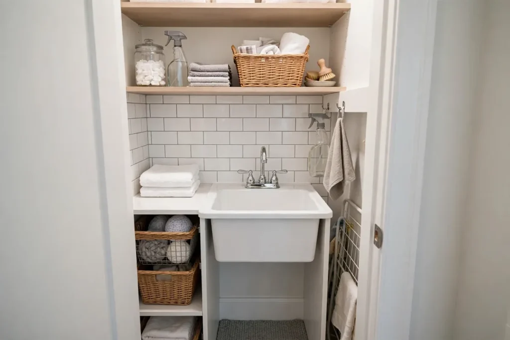 Mini Utility Sink - laundry closet ideas