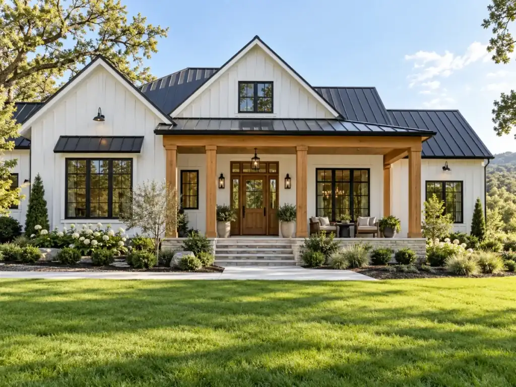 Modern Farmhouse Bungalow - modern bungalow designs
