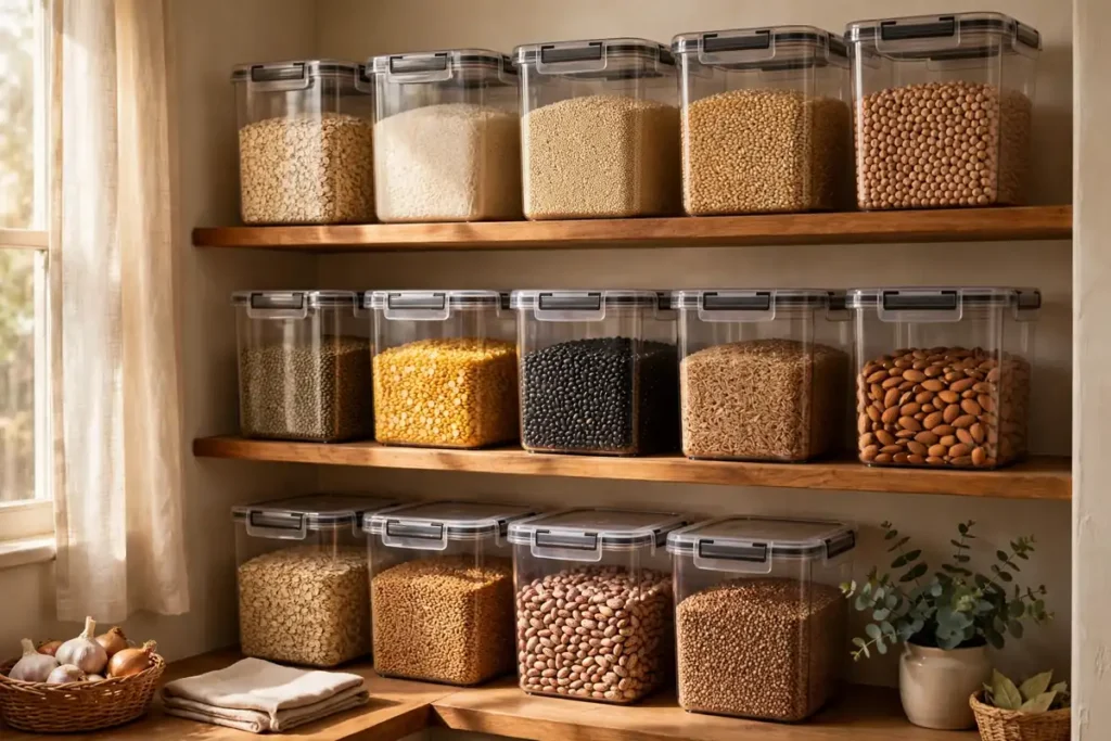 Bulk Food Storage Bins - pantry organization ideas