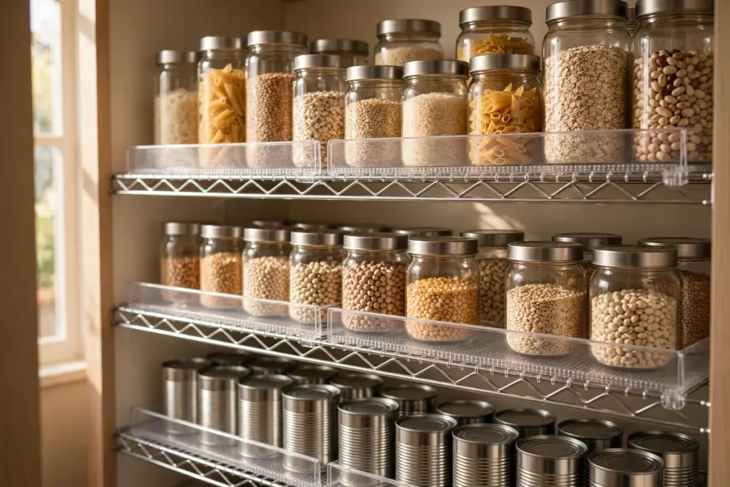 Wire Shelf Liners - pantry organization ideas