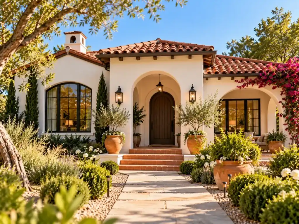 Spanish Style Stucco Bungalow - modern bungalow designs