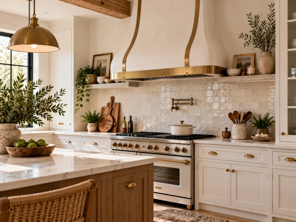 Vintage Inspired Range Hood - modern farmhouse kitchen ideas